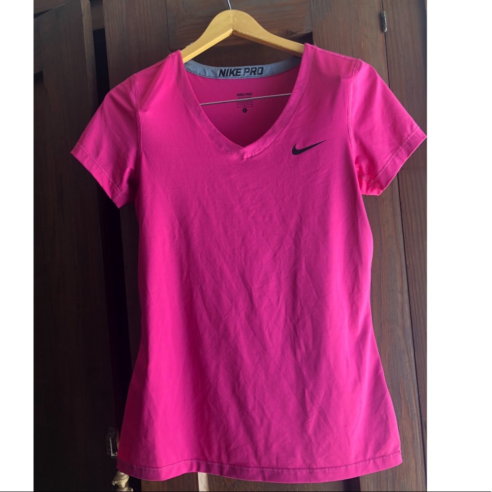 Pink Nike Pro Top